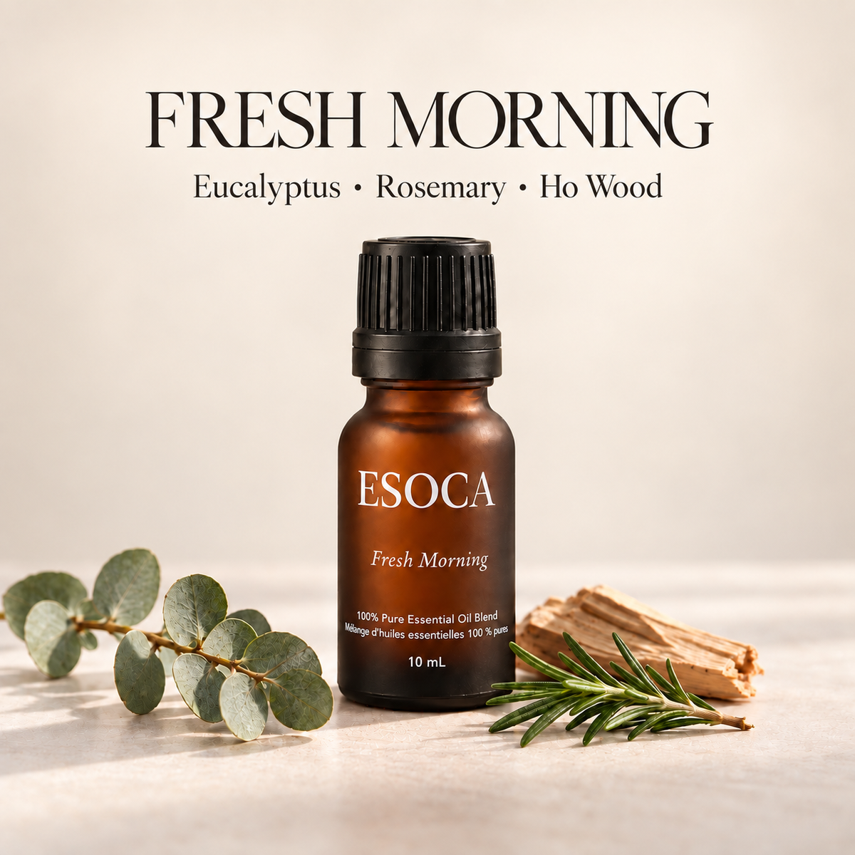 ESOCA Fresh Morning 10 mL essential oil product photograph