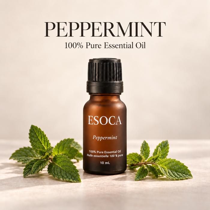 ESOCA Peppermint 10 mL essential oil product photograph